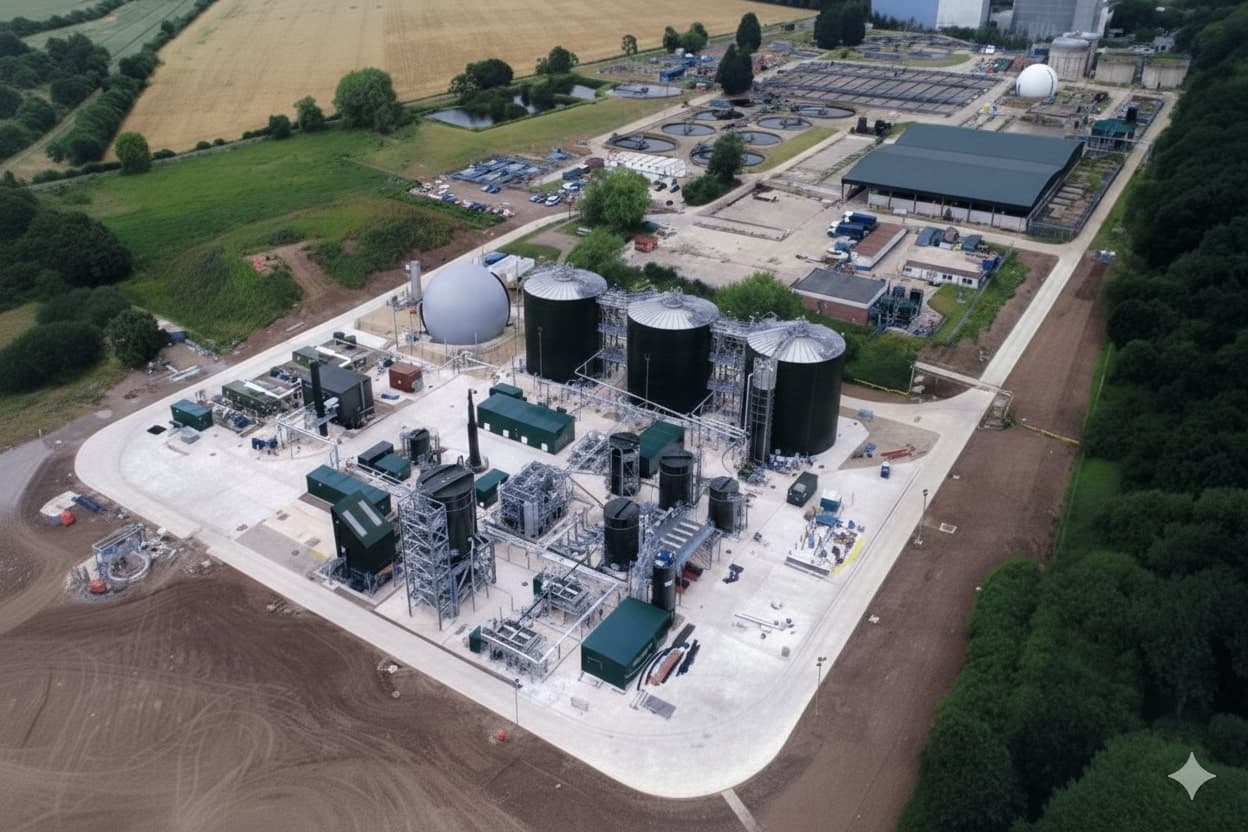 바이오가스 센터 - 지속가능한 에너지 생산 시설